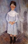 Amedeo Modigliani Little girl in blue Germany oil painting artist